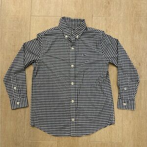 Boys’ Vineyard Vines Performance Fabric Button Down Gingham Shirt (Size 6)